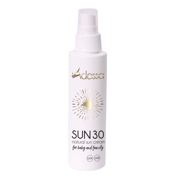 Adessa SUN 30 natural sun cream, for baby and family BIO