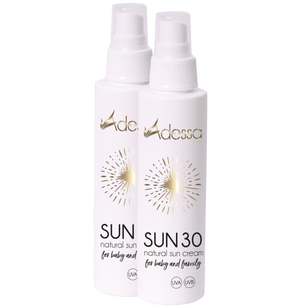 Adessa Duo "Sonne PUR", 2x natural sun cream SUN 30