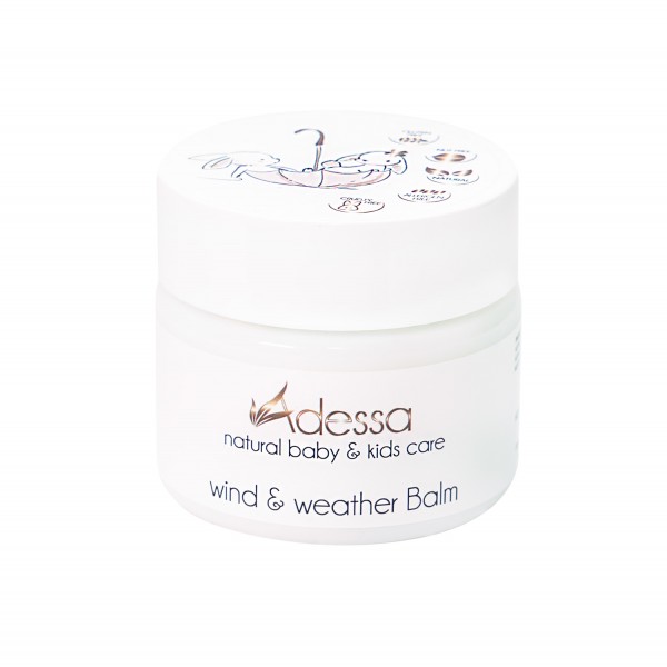 Adessa natural baby and kids care for girls & boys, wind & weather balm
